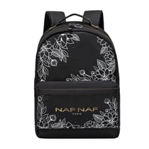 Sac à dos La Plume Dorée - Noir - Naf-Naf - 2 compartiments