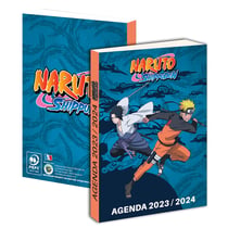 Agenda scolaire journalier 2023/2024 - Naruto- 12 x 17 cm - La Plume Dorée