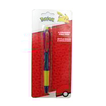 Stylo 4 couleurs La Plume Dorée - Pokémon - Pointe moyenne