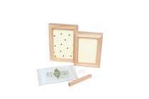 Kit d'empreinte avec cadre double Petit Artichaut - Jolis Cœurs
