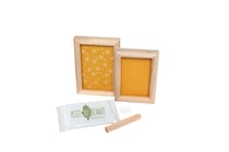 Kit d'empreinte avec cadre double Petit Artichaut - Daisy Ocre