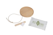 Médaillon empreinte Petit Artichaut - Bois