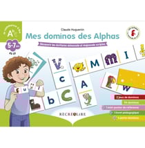 Mes Dominos Des Alphas - Découvrir les écritures minuscules, majuscuels et scriptes