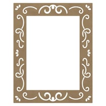 Cadre photobooth rectangle baroque