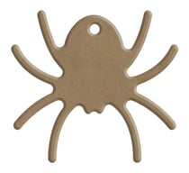 Support à décorer araignée Gomille - 7 x 6 cm - Médium