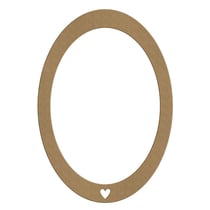 Cadre photobooth - Gomille - Ovale - 57 x 82 cm