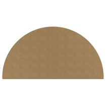 Support en bois à décorer Gomille - demi rond - 6 MM - 40x20 CM - certifié PEFC 100%