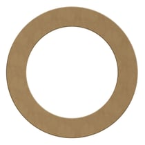 Support en bois à décorer Gomille - cercle - 6 MM - 20 CM - certifié PEFC 100%