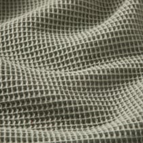 Coupon de tissu en nid d'abeille - 100 x 150 cm - kaki - Domotex