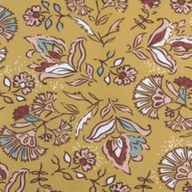 Coupon de tissu en coton imprimé - 100 x 150 cm - camel - Domotex