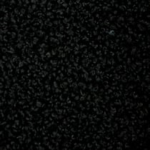 Coupon de tissu maille bouclette - 100 x 150 cm - noir - Domotex