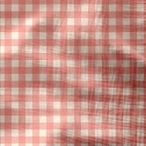 Coupon de tissu en double gaze - 200 x 130 cm - Vichy Barbapapa