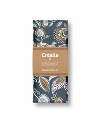 Tissu en viscose Domotex - 200 x 150 cm - Ardoise / Toffee