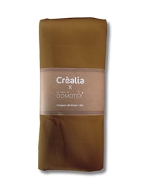 Tissu en gabardine uni Domotex - 200 x 150 cm - Havane