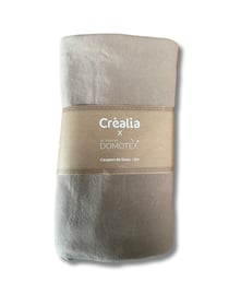 Tissu molleton uni Domotex - 200 x 150 cm - Taupe