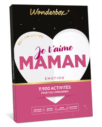 Coffret cadeau Wonderbox - Je t'aime maman