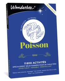 Coffret cadeau Wonderbox - Poisson - 1 ou 2 personnes