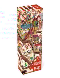 La concours de cabane - Puzzle géant cherche et trouve