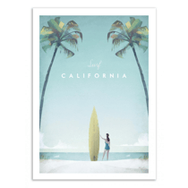 Affiche 30 x 40 cm - Visit california