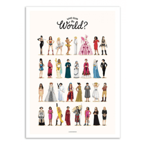 Affiche 50 x 70 cm - Run the world