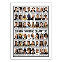 Affiche Tarantino Characters - 30X40 cm