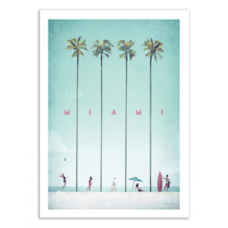 Affiche 30 x 40 cm - Visit Miami 