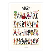 Affiche 50 x 70 cm - Everybody dance now