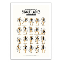 Affiche 30 x 40 cm - Single ladies