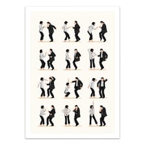 Affiche 50 x 70 cm - Pulp ficton dancing