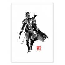 Affiche 30 x 40 cm - Mandalorian Baby Yoda
