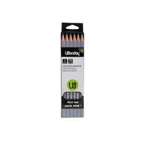 Lot de 12 crayons graphite HB n°2 - Wonday - Gris