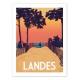 Affiche 50x70 "Secret des landes"