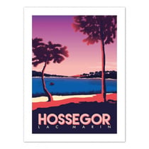 Affiche 50x70 "lac marin"