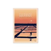 Affiche Guérande les marais salants - 50 x 70 cm