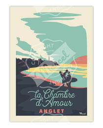 Affiche Anglet "Chambre d'amour" - 30 x 40 cm