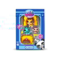Littlest PetShop Pack Tiki Jungle - Bandai - 3 Pets