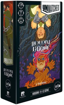 Unmatched : Houdini Vs Le Génie - Jeu de société à deux -  Jeu de stratégie - Iello