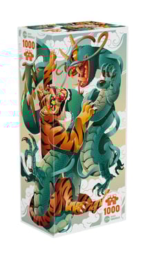 Puzzle 1000 pièces Iello - Universe - The Tiger & The Dragon