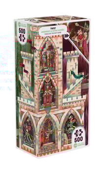 Puzzle 500 pièces Iello - Twist - Visite Royale