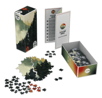 Puzzle 1000 pièces - Universe Little Red House - Iello