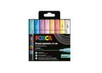 Posca Rouge Marqueurs Posca Pc1mc Conique Extra-fine Dark 16 Pièces - Posca - Autres Accessoires De Dessin Posca Marron