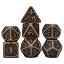 Set de dés Epic Forge - Solid Gold