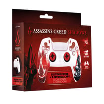 Coque Silicone + grips Manette Just For Games -  AC shadows
