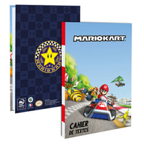 Cahier de texte 2025/2026 La Plume Dorée - Mario Kart - 15,5 x 21,5 cm