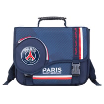 Cartable La Plume Dorée - Marine - Paris St-Germain - 2 compartiments