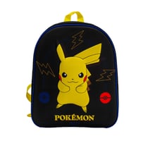 Sac à dos maternelle La Plume Dorée - Noir - Pokémon - 1 compartiment