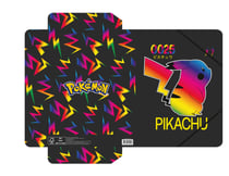 Chemise à élastique 3 rabats La Plume Dorée - Pokémon - 32 x 24 cm 