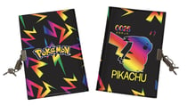 Pokémon Ensemble Carnet Secret enfant, Journal Intime Fille Garcon avec Cadenas, Kit Papeterie, Fournitures SCOLAIRES (Jaune/Blanc)