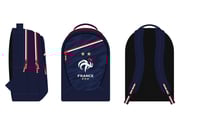Sac à dos La Plume Dorée - Bleu marine - Fédération Française de Football - 3 compartiments