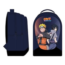 Sac à dos La Plume Dorée - Noir - Naruto Shippuden - 3 compartiments